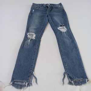 Sam Edelman Distressed Ankle Jeans